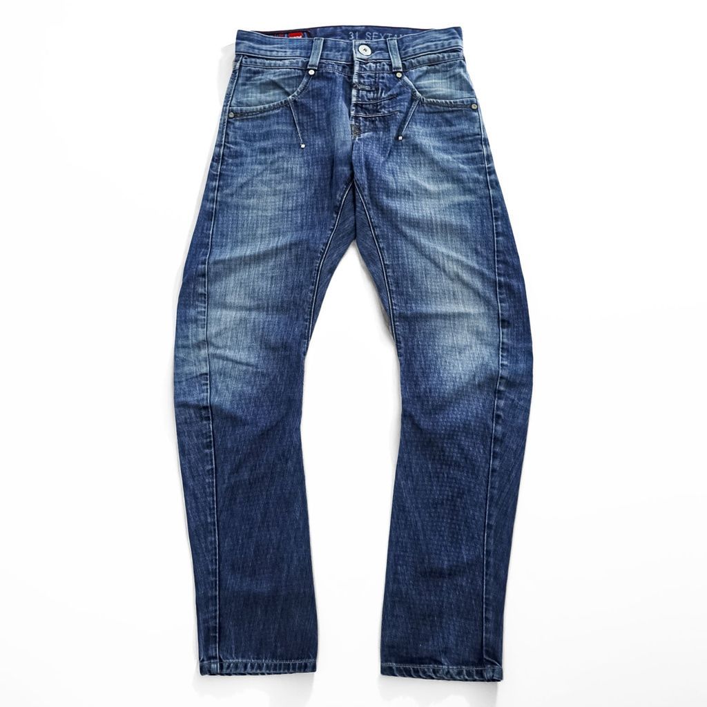 MARITHE FRANCOIS GIRBAUD LE JEAN 立体裁断 デニムパンツ ジーンズ M