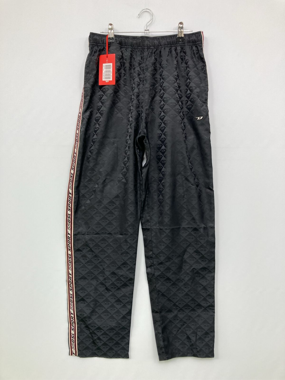 DIESEL ディーゼル ジャージ/トラックパンツ S ブラック メンズ