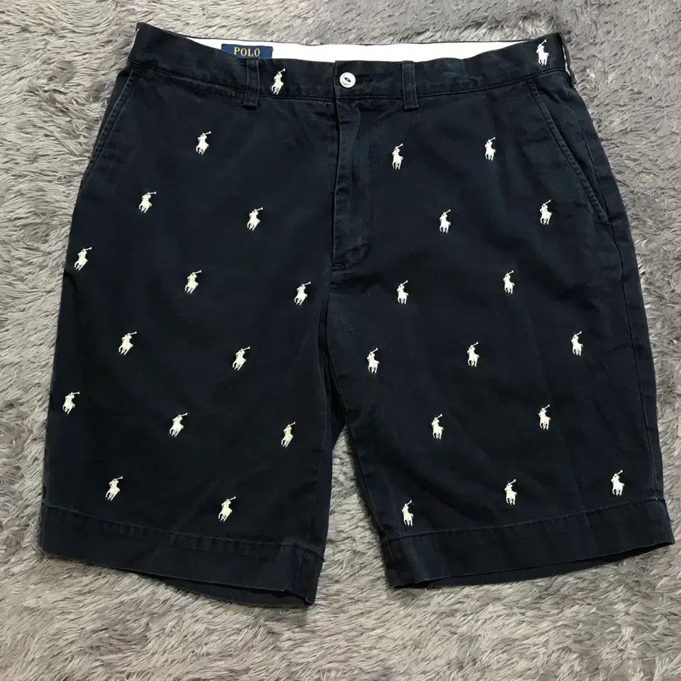 34 A級 ポロ(POLO) ラルフローレン オールポニー刺繍 ハーフパンツp219