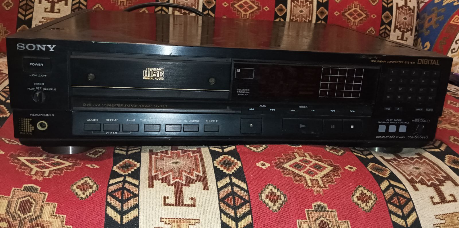 【名機/動作品】SONY TC-K555ESG 3ヘッド カセットデッキ 高級オーディオ