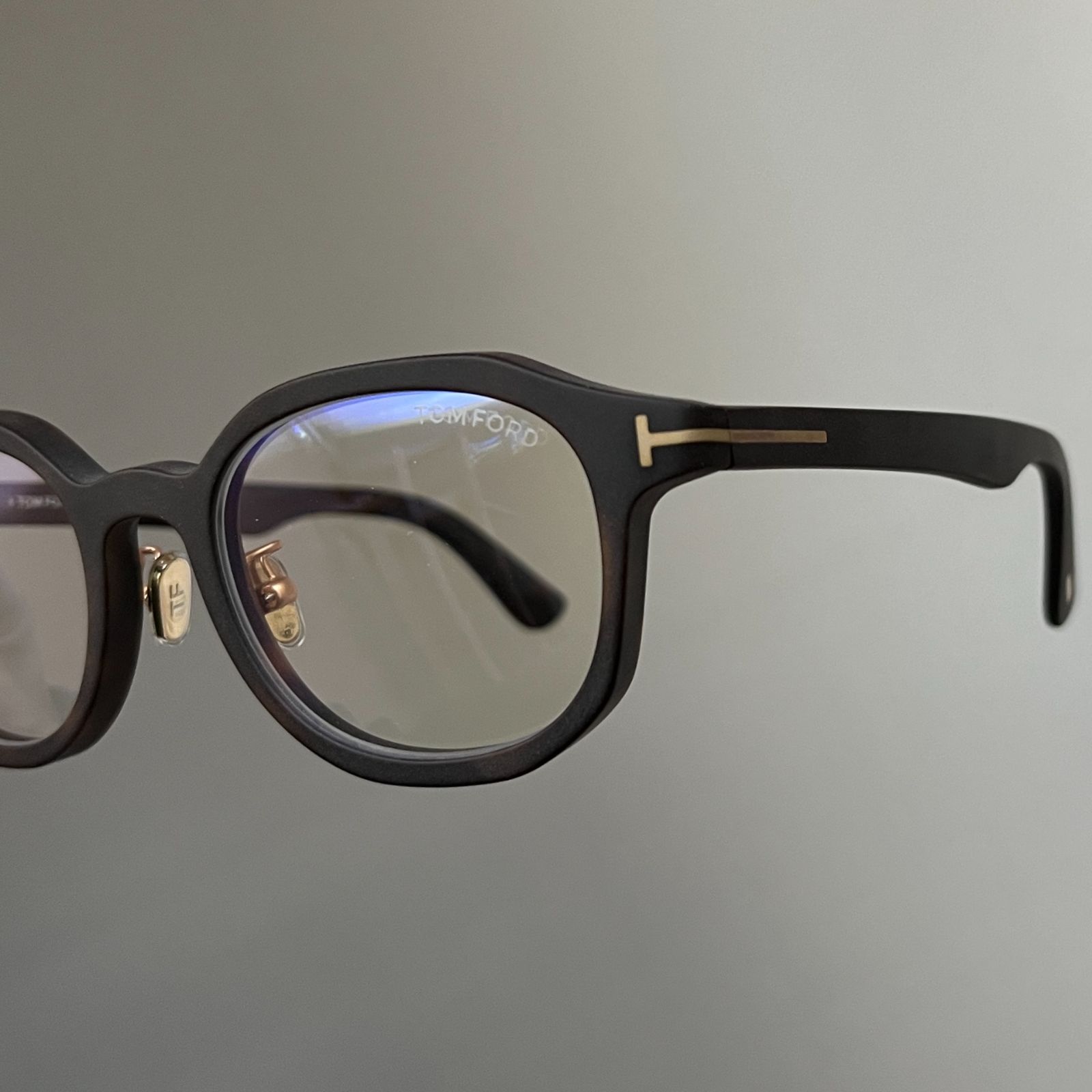 トムフォード メガネ TOM FORD アジアンフィット マットブラウン 茶色