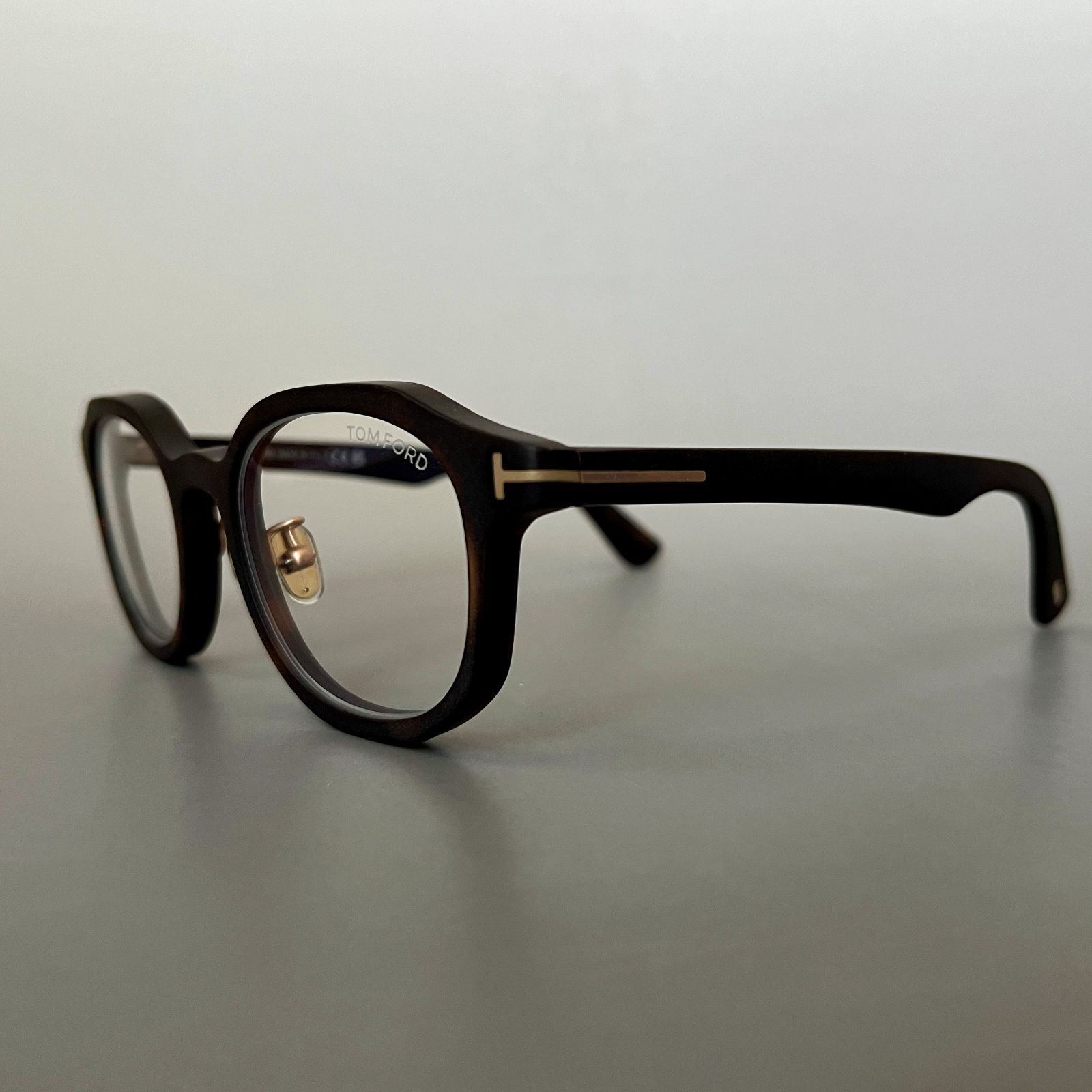 トムフォード メガネ TOM FORD アジアンフィット マットブラウン 茶色