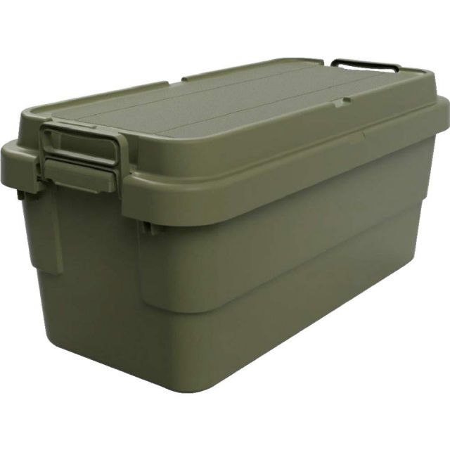 【送料無料】TRUSCO(トラスコ) トランクカーゴ 収納ボックス フラット天板仕様 70L ОD色 ODCF-70