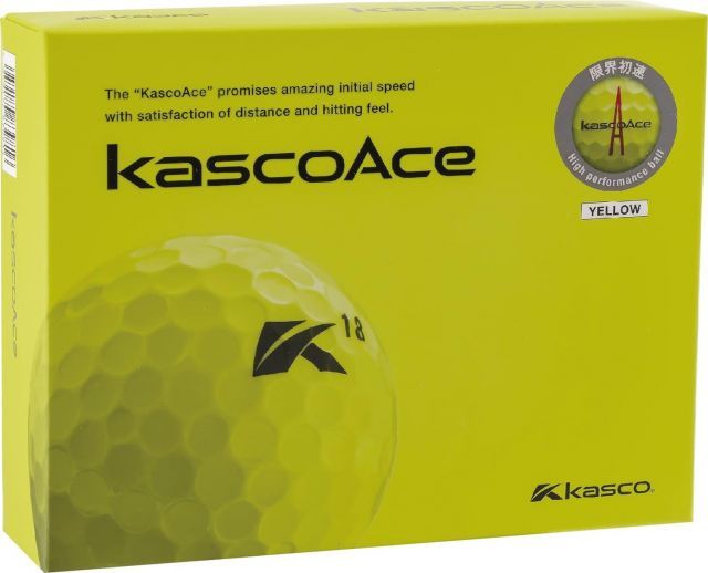 【送料無料】キャスコ(Kasco) ボール kascoAce イエ ロー ダース