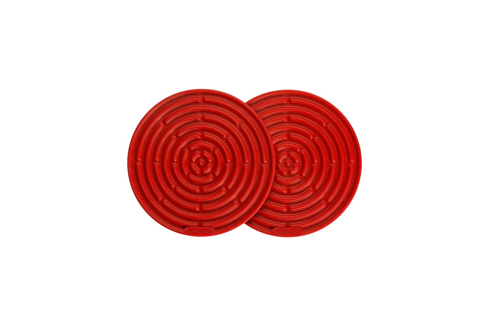ル・クルーゼ(Le Creuset) シリコン ポット ホルダー ミニ 2枚 入り 鍋つかみ ミトン チェリーレッド 耐熱 耐冷 【日本正規販売品】(沖縄・離島の方発送不可）) 4a616ab5