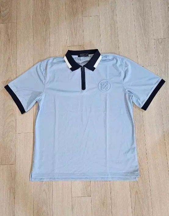 ジーフォア ゴルフウェア 半袖 カラーTシャツ シャツ スカイブルー 100