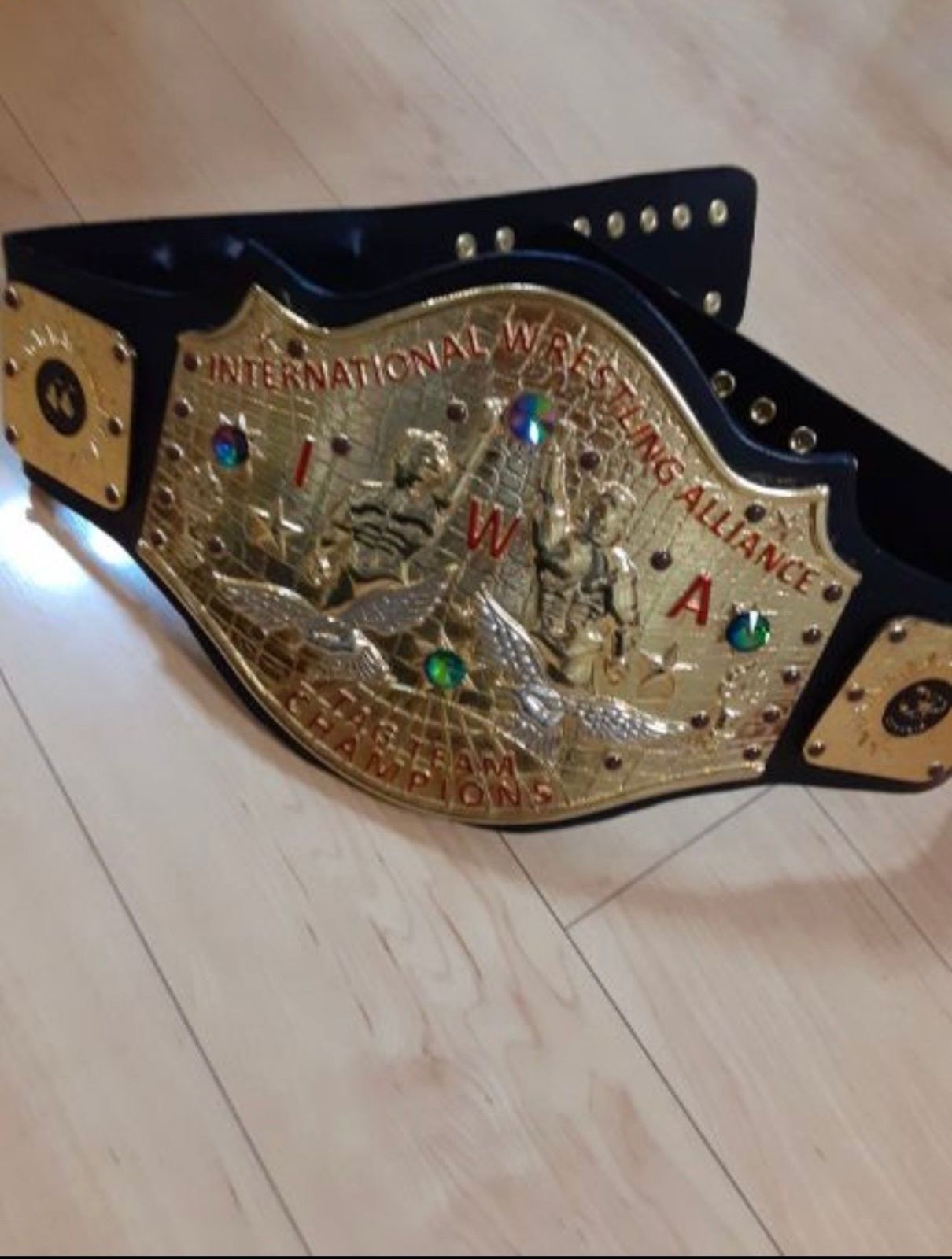 IWAインターナショナル　プロレス　 チャンピオンベルト　優勝　　レプリカ プロレス　チャンピオンベルト　小道具　　レプリカ　オーダーメイド【発送到着予定日:7月30日】