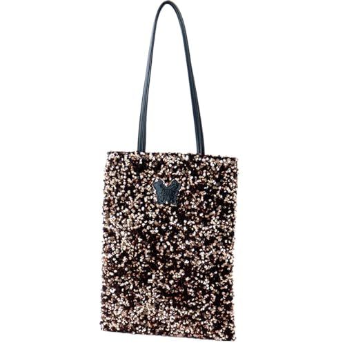 [ANNA SUI] 【アナスイ】 エコバッグ スパンコール （ブラウン） 001540-0001-01ma d5c813e0