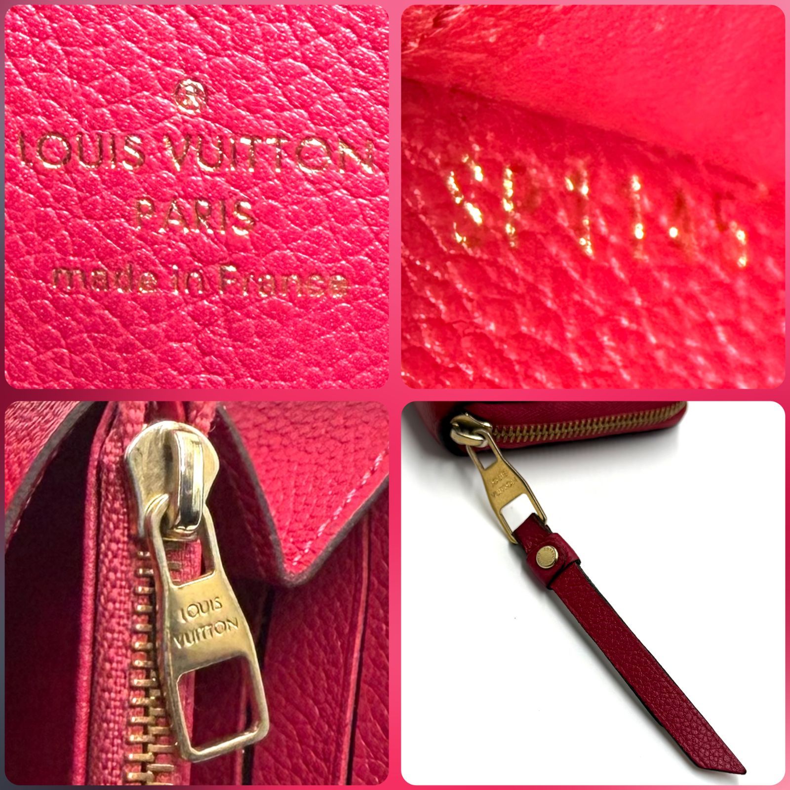 ルイヴィトン LOUIS VUITTON モノグラム アンプラント ジッピー 