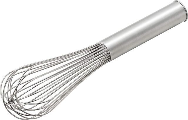 [Free Shipping] Yoshikawa Japanese Whisk 25cm Professional Whisk that Foams Firmly, the Color of Cooking, YJ2803 Silver