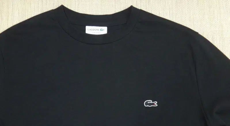 (2XL) ラコステ アウトライン ロングスリーブ Tシャツ