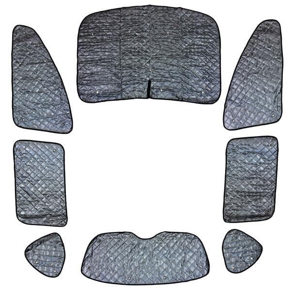 ホンダ/HONDA車対応 フリード/フリードスパイク GB3/GB4用設計 サンシェード 1台分 8枚セット コンパクト収納 日よけ/遮光/断熱/プライバシー保護 ブラックメッシュ仕様(社外品)ts 2fb98b12