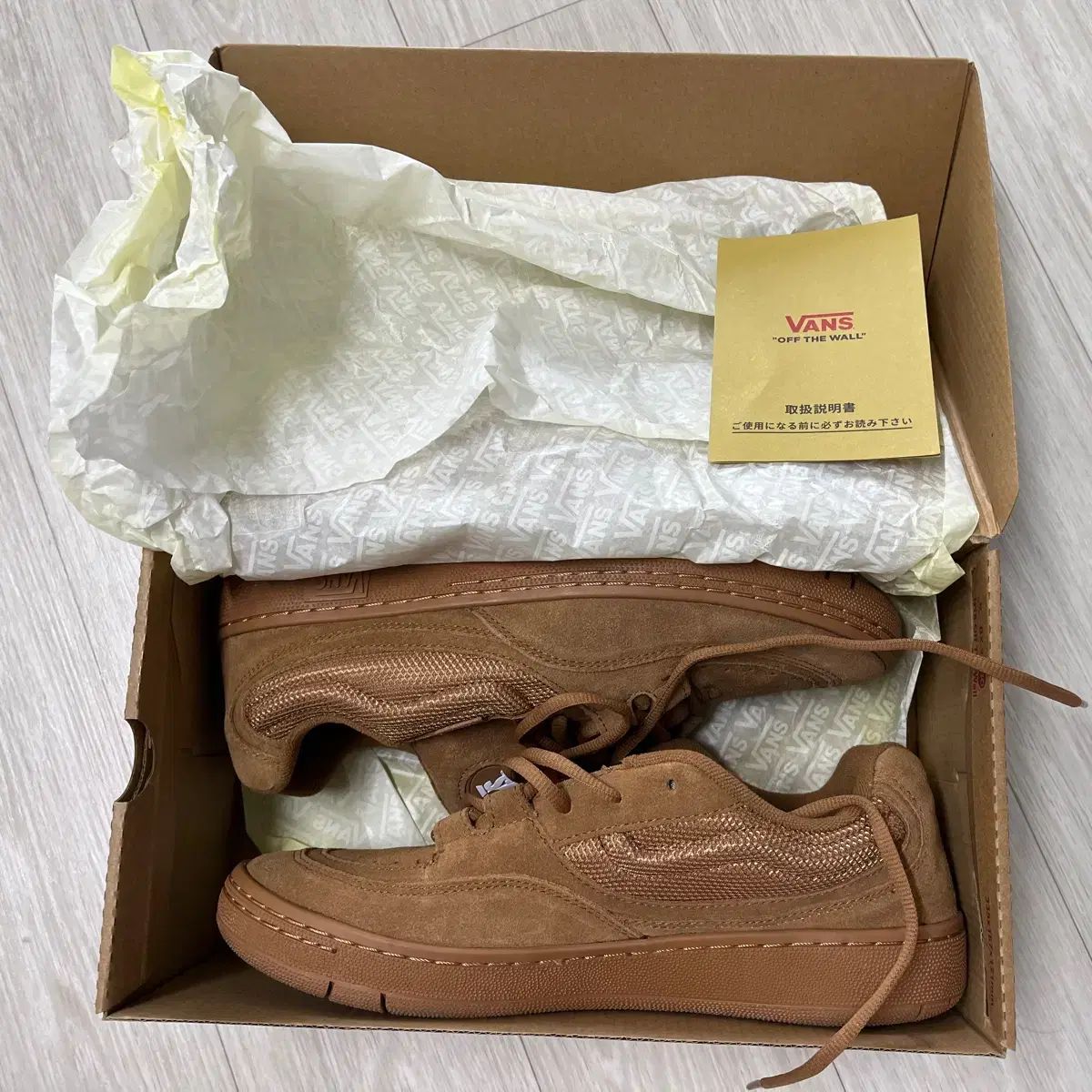VANS スピード LS チップマンク ブラウン 290