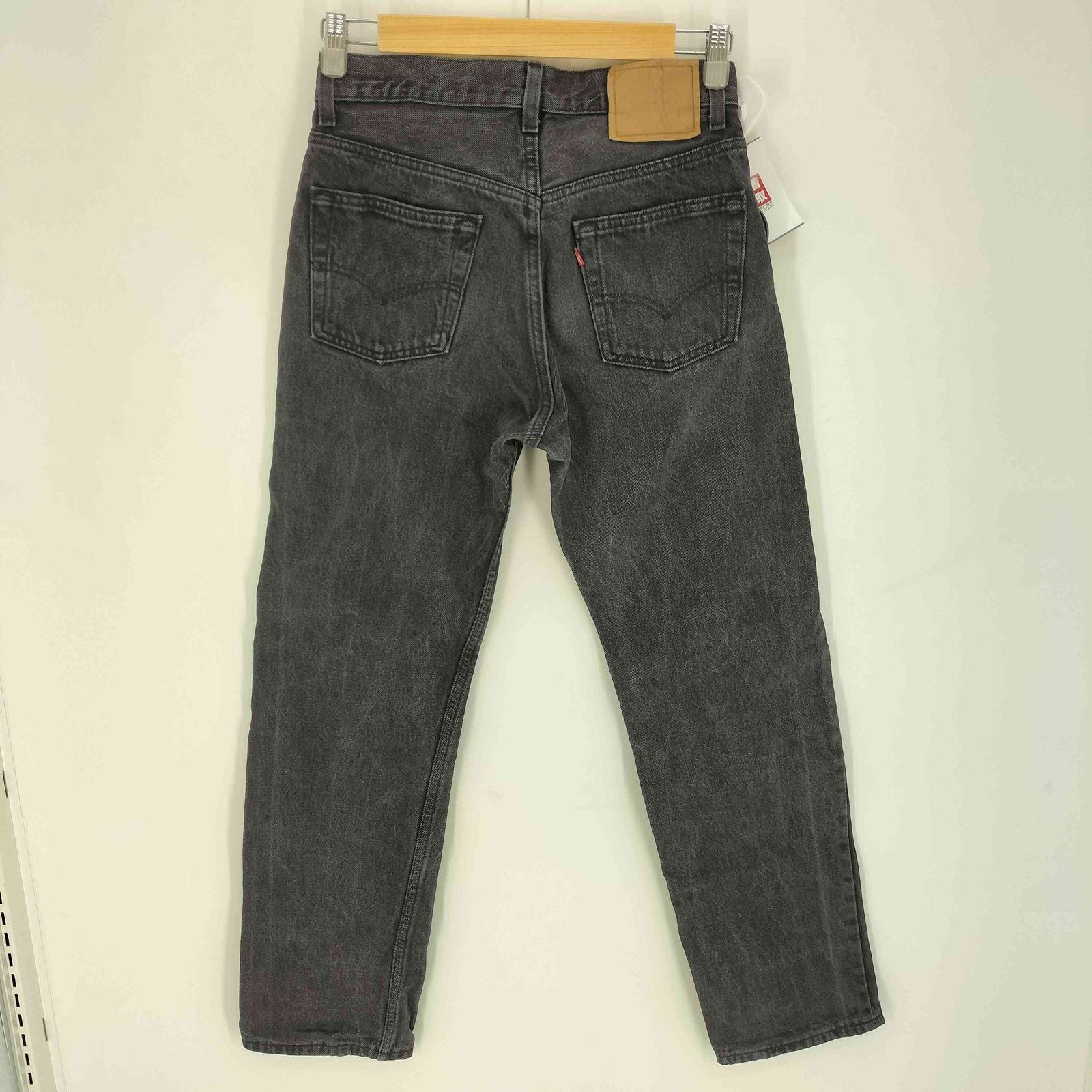 リーバイス Levis 80-90S 501 USA製 ボタン裏653刻印 USA製 ボールドウィン工場 後染め 脇割 ブラック ボタンフライ デニムパンツ メンズ W30 L30