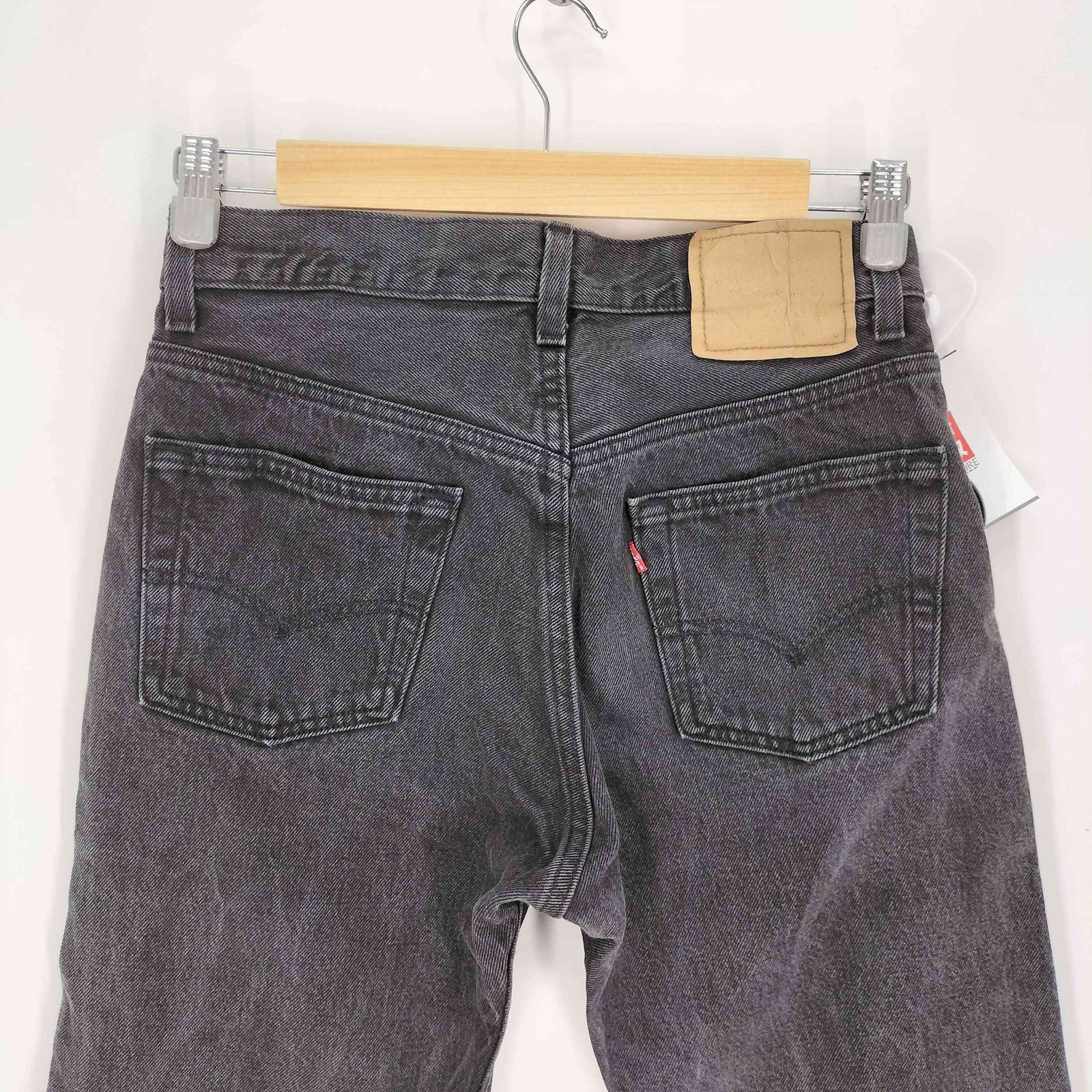 リーバイス Levis 80-90S 501 USA製 ボタン裏653刻印 USA製 ボールドウィン工場 後染め 脇割 ブラック ボタンフライ デニムパンツ メンズ W30 L30