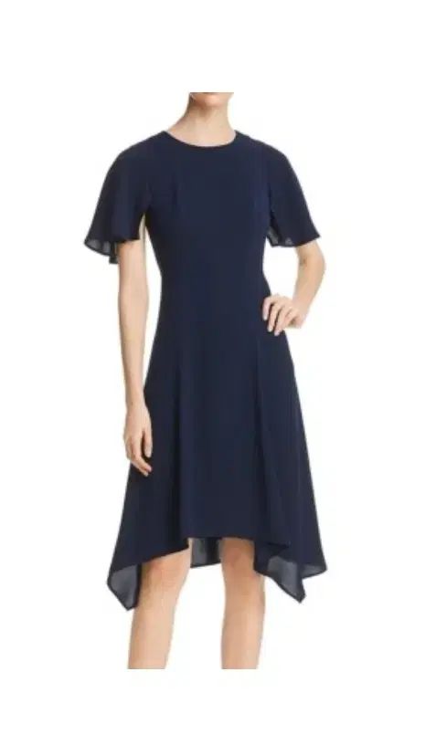 DKNY ディーケーエヌワイ ドナカラン NEW YORK アシンメトリー ONE PIECE 4 新品 正規品