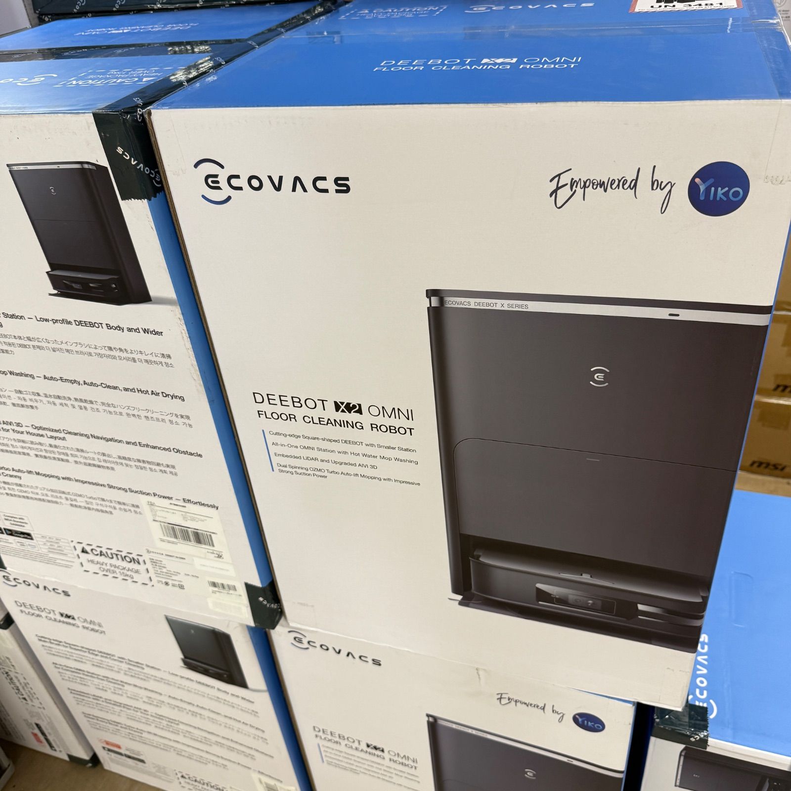 ☆新品保証付き、ECOVACS エコバックス ロボット掃除機 DEEBOT X2 OMNI 