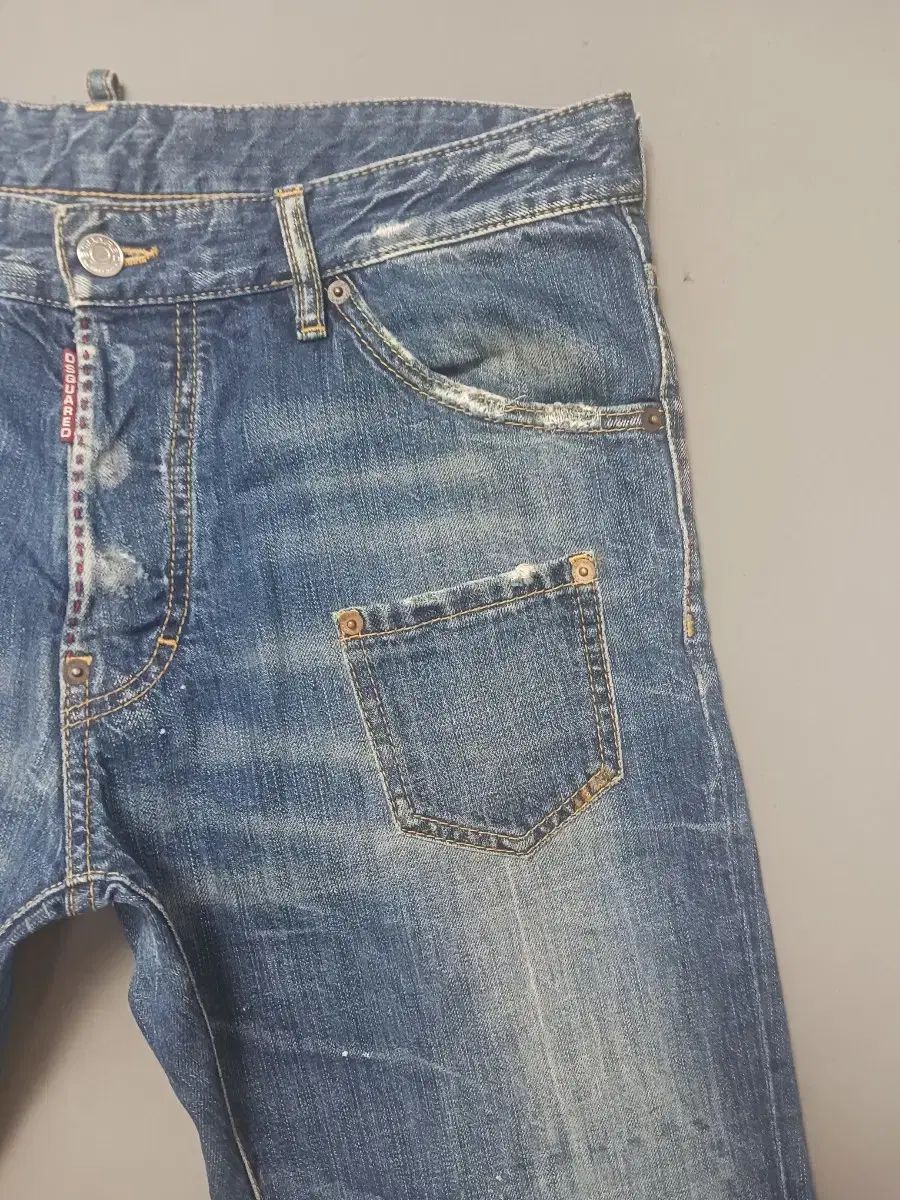 32 正規品 DSQUARED2 ディースクエアード2 フロントポケット ディス クールガイジーン デニム