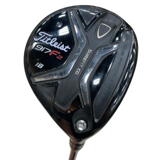 【中古】 タイトリスト 917 F2 18° フェアウェイウッド FW Titleist Speeder 517 (フレックスS) メンズ 男性用 右利き 右用 Cランク ゴルフクラブ