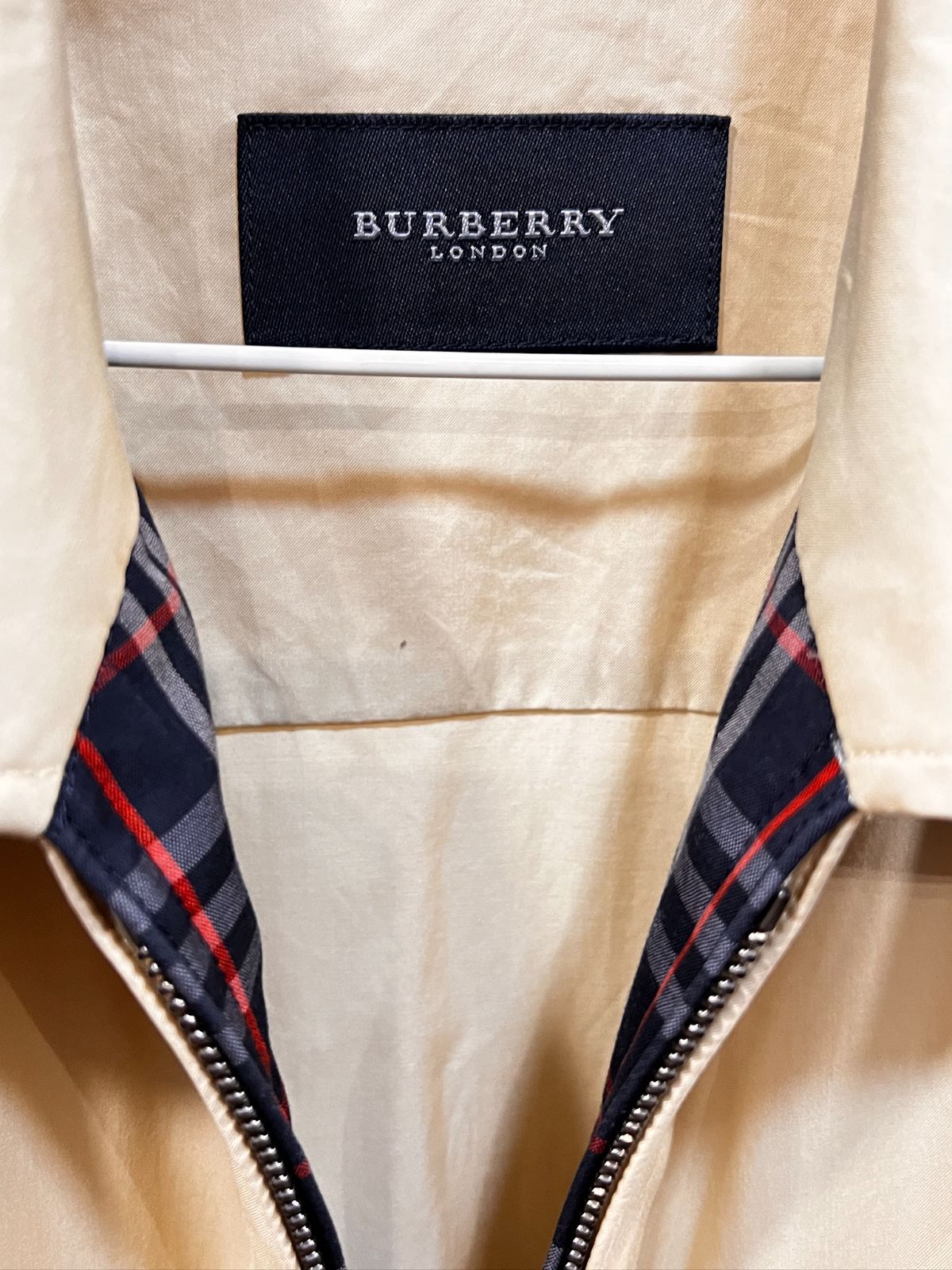 バーバリー　ブルゾン　スウィングトップ　ドリズラー　ハリントン BURBERRY LONDON ドリズラー L バーバリー スイングトップ スウィング
