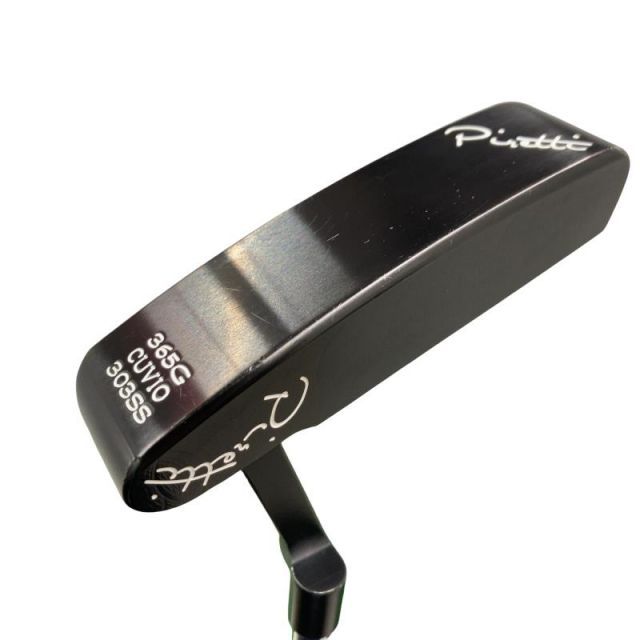 【中古】 Piretti Piretti MIDNIGHT BLACK CUVIO(365G) 34インチ パター PT スチール (フレックスその他) メンズ 男性用 右利き 右用 Cランク ゴルフクラブ