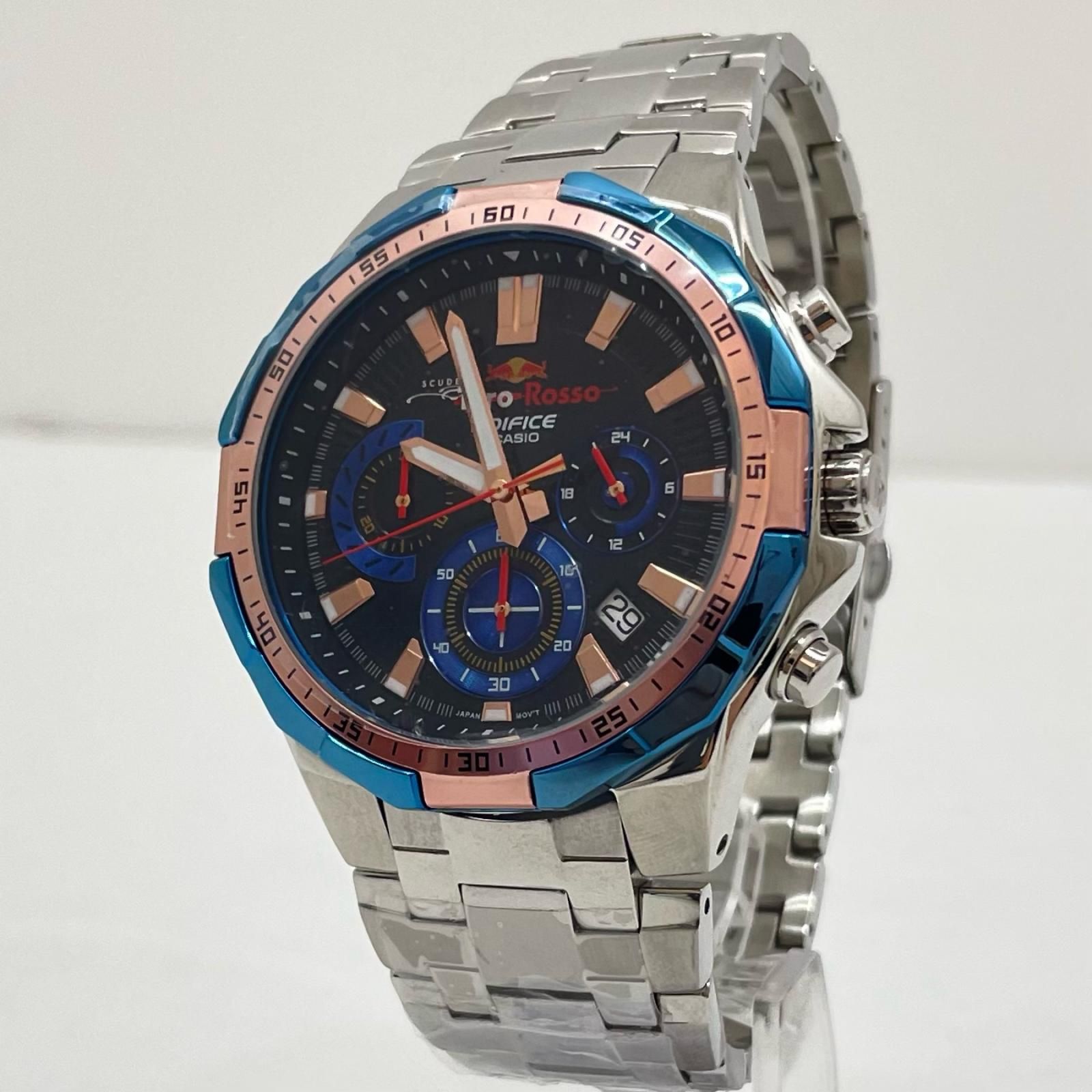 【尾張小牧店】 中古 EDIFICE | エディフィス 腕時計 ブルー 【131】