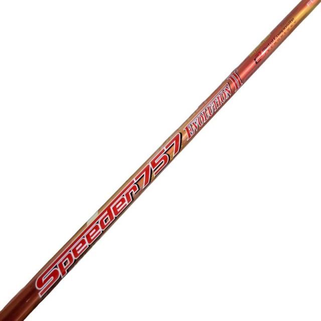 【中古】 タイトリストスリーブ付き(GT系) フジクラフェアウェイウッド用 シャフト Speeder 757 EVOLUTION II (フレックスS)Bランク ゴルフクラブ