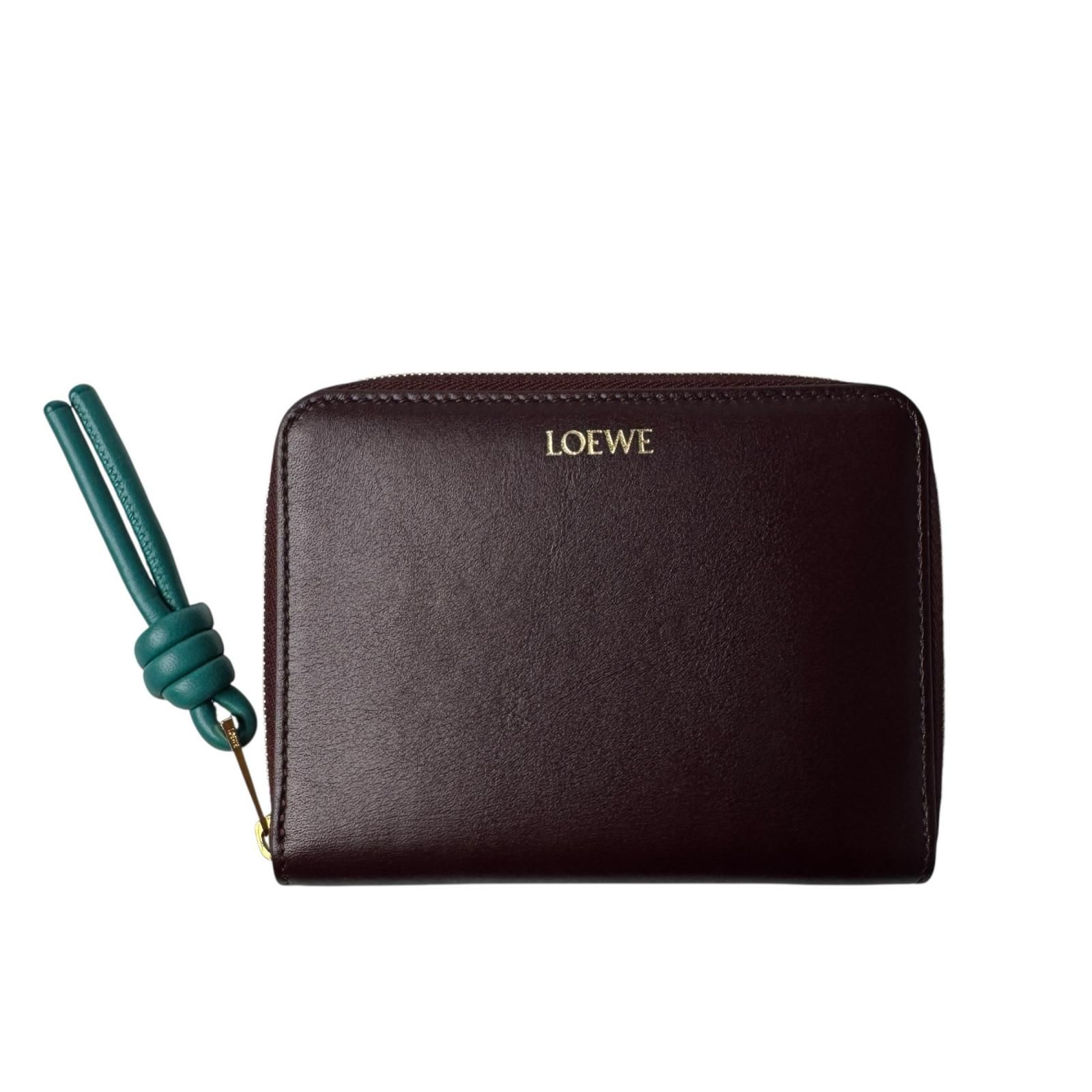 ロエベ LOEWE ノット コンパクト ジップアラウンド ウォレット レディース