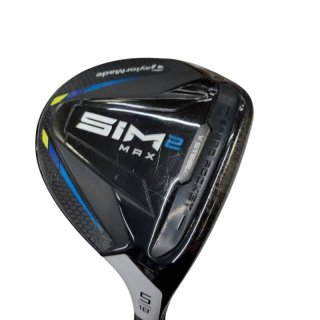 【中古】 テーラーメイド SIM2 MAX 5W フェアウェイウッド FW Speeder 661 EVOLUTION VII (フレックスS) メンズ 男性用 右利き 右用 Cランク ゴルフクラブ
