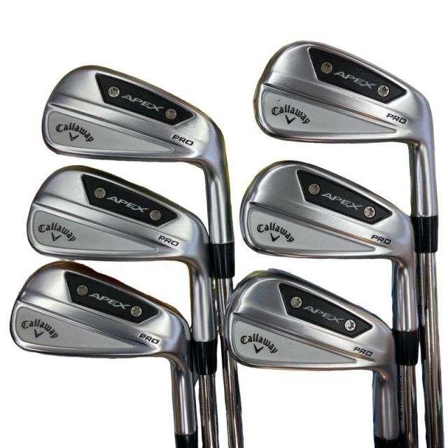 【中古】 キャロウェイ APEX PRO(2024) 6S アイアンセット IR NS PRO MODUS3 TOUR105 (フレックスS) メンズ 男性用 右利き 右用 Cランク ゴルフクラブ