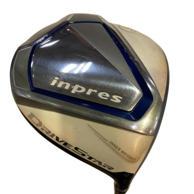 【中古】 ヤマハ inpres DRIVESTAR 12° レディース ドライバー DR VANQUISH for inpres LM423d (フレックスA) レディース 女性用 右利き 右用 Cランク ゴルフクラブ