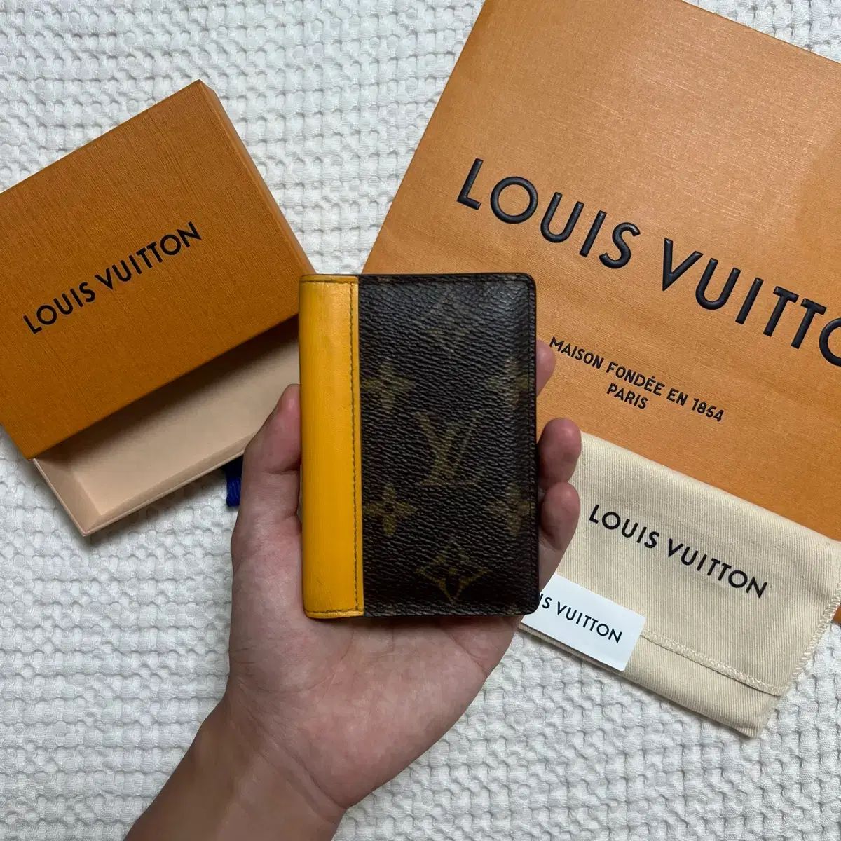 (当日配送 フルセット) Louis Vuitton ルイヴィトン マカサー イエロー オーガナイザー