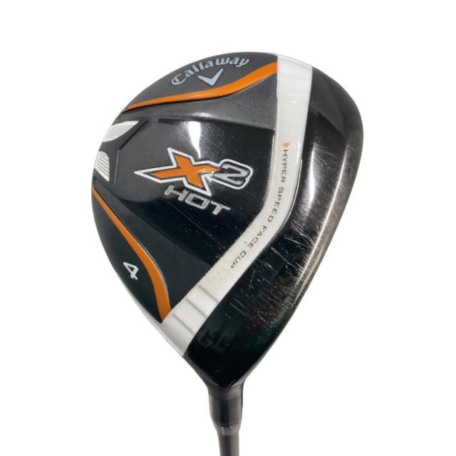 【中古】 キャロウェイ X2 HOT 4W USA フェアウェイウッド FW ALDILA TOUR(フェアウェイ) (フレックスS) メンズ 男性用 右利き 右用 Cランク ゴルフクラブ