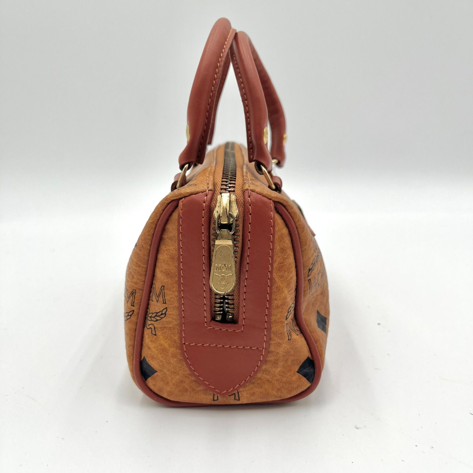 極美品◎MCM エムシーエム ヴィセトス柄 2way レザー マイクロミニ