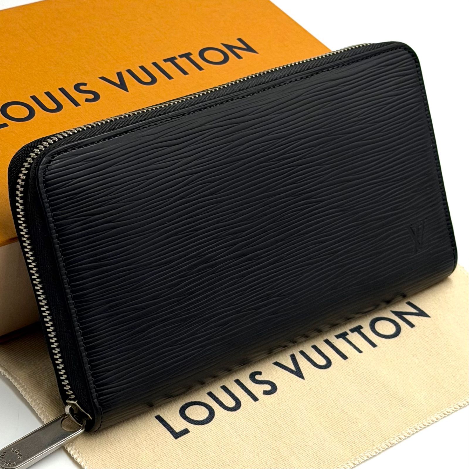 ルイヴィトン LOUIS VUITTON エピ ジッピーオーガナイザー ノワール 長財布 ラウンドファスナー お札入れ メンズ ブラック M60632