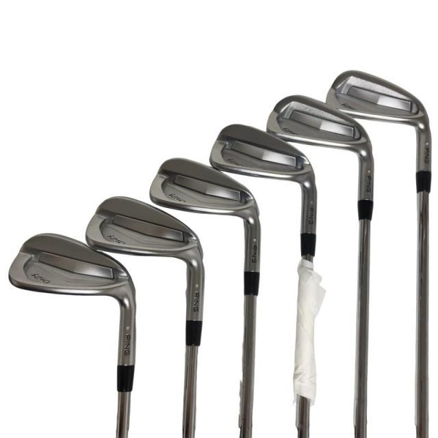 【中古】 ピン i210 6S アイアンセット IR 純正特注シャフト (フレックスX) メンズ 男性用 右利き 右用 Dランク ゴルフクラブ
