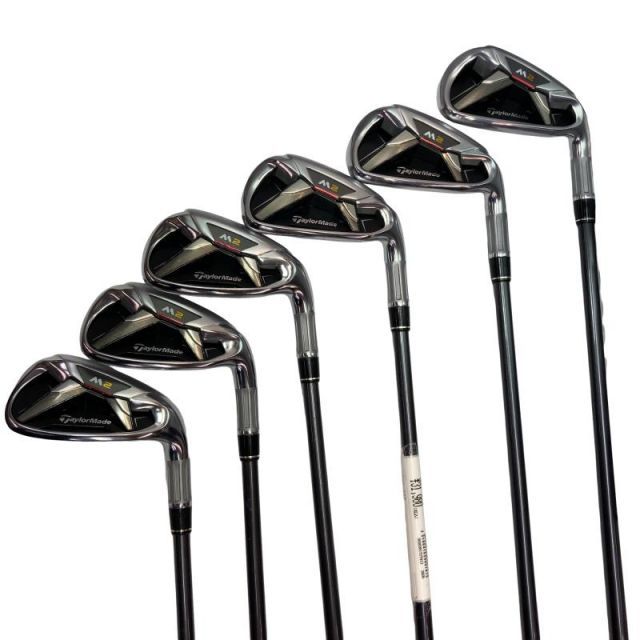 【中古】 テーラーメイド M2 6S アイアンセット IR TM7-216 (フレックスR) メンズ 男性用 右利き 右用 Dランク ゴルフクラブ