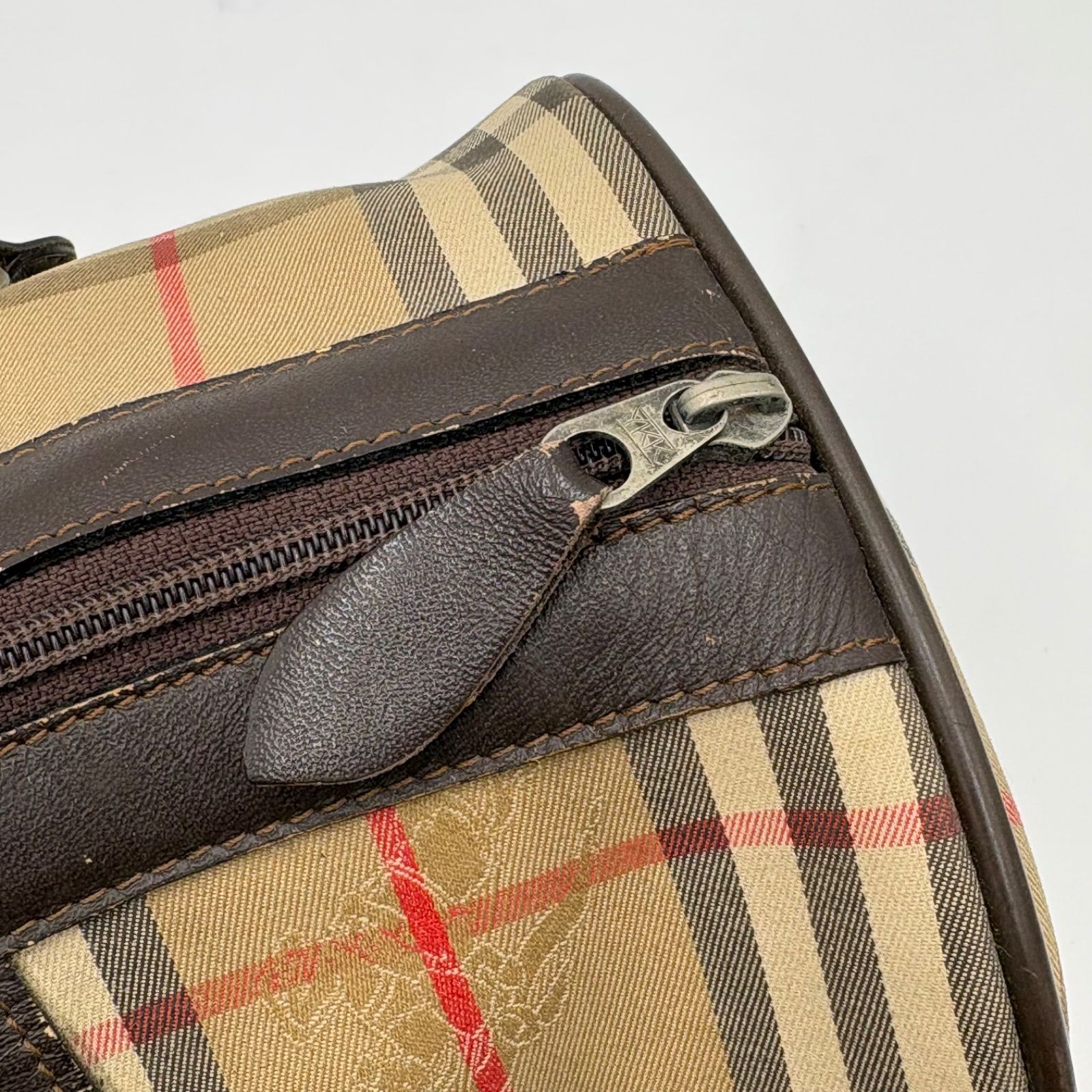 Burberry バーバリー ノバチェック ボストンバッグ ハンドバッグ トートバッグ キャンバス×レザー Burberry’s 出張旅行鞄 大容量◎ Burberry バーバリー ノバチェック ボストンバッグ ハンドバッグ トートバッグ キャンバス×レザー Burberry’s 出張旅行鞄 大容量◎