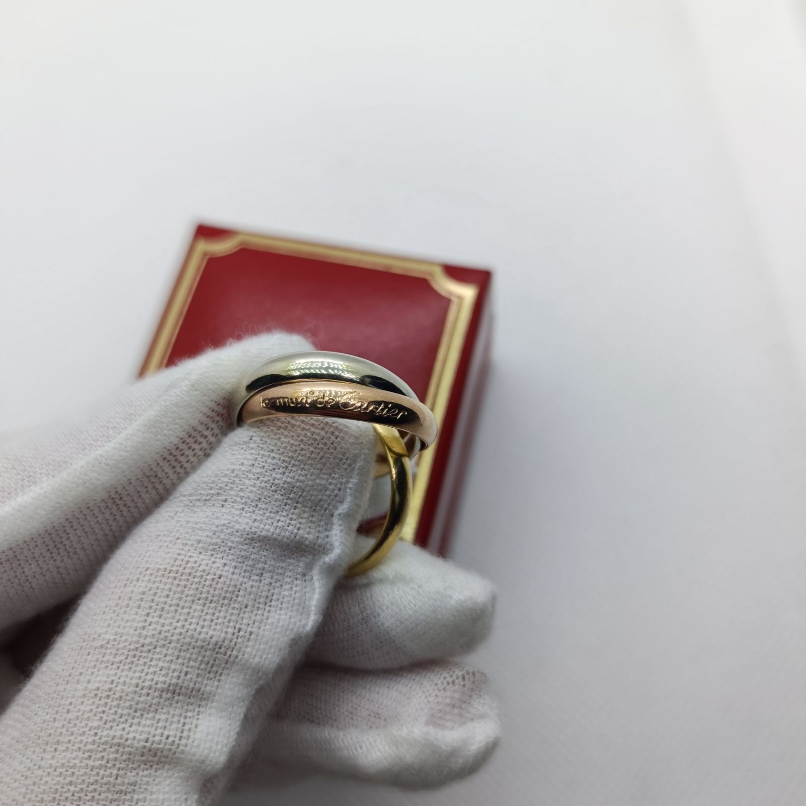 おはな様 美品✨️ カルティエ トリニティ リング クラシック MM 54 約