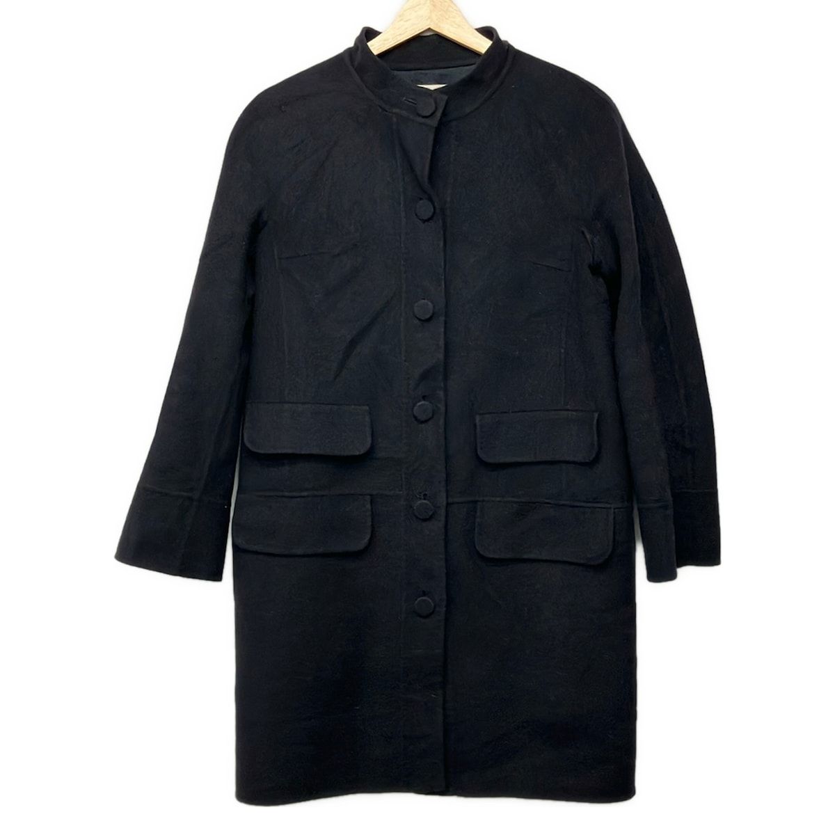 Rene(ルネ) コート サイズ36 S レディース美品 - ダークネイビー スタンドカラー