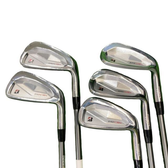 【中古】 ブリヂストン BRIDGESTONE 242CB+ 6S アイアンセット IR 純正特注シャフト (フレックスS) メンズ 男性用 右利き 右用 Cランク ゴルフクラブ