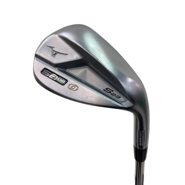 【中古】 ミズノ Mizuno S23(ホワイトサテン) 58°/08°C ウェッジ WG 純正特注シャフト (フレックスS) メンズ 男性用 右利き 右用 Cランク ゴルフクラブ