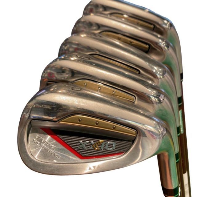 【中古】 ダンロップ XXIO(2024) 5S(レッド) アイアンセット IR XXIO MP1300(IR) レッド (フレックスR) メンズ 男性用 右利き 右用 Cランク ゴルフクラブ