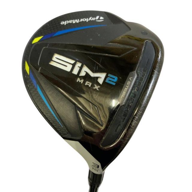【中古】 テーラーメイド SIM2 MAX 3W フェアウェイウッド FW TENSEI BLUE TM50(SIM2 FW) (フレックスSR) メンズ 男性用 右利き 右用 Cランク ゴルフクラブ