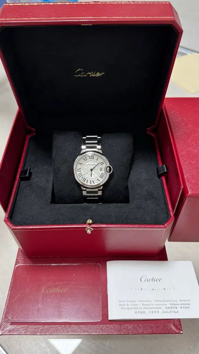 カルティエ バロンブルー 36mm オートマティック スチール