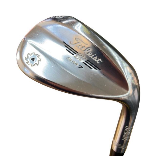 【中古】 タイトリスト VOKEY SPIN MILLED SM7 ツアークロム 58°/12°D ウェッジ WG Dynamic Gold (フレックスS) メンズ 男性用 右利き 右用 Cランク ゴルフクラブ