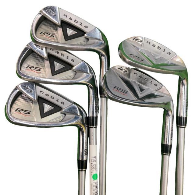 【中古】 プロギア iD nabla RS TITAN FACE 6S レディース アイアンセット IR iD nabla RS (フレックスL) レディース 女性用 右利き 右用 Cランク ゴルフクラブ