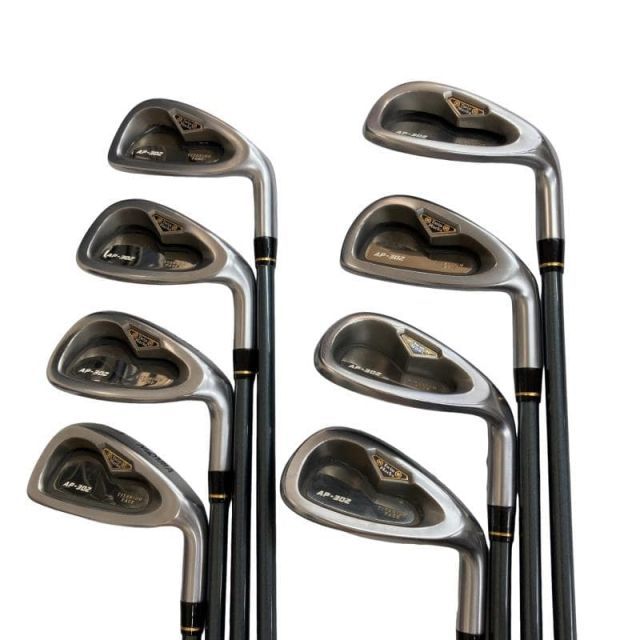 【中古】 本間ゴルフ Twin Marks AP-302 8S アイアンセット IR AC-751 (フレックスR) メンズ 男性用 右利き 右用 Cランク ゴルフクラブ