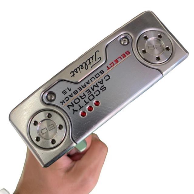 【中古】 タイトリスト SCOTTY CAMERON select SQUAREBACK 1.5(2018) 33インチ パター PT スチール (フレックスその他) メンズ 男性用 右利き 右用 Cランク ゴルフクラブ