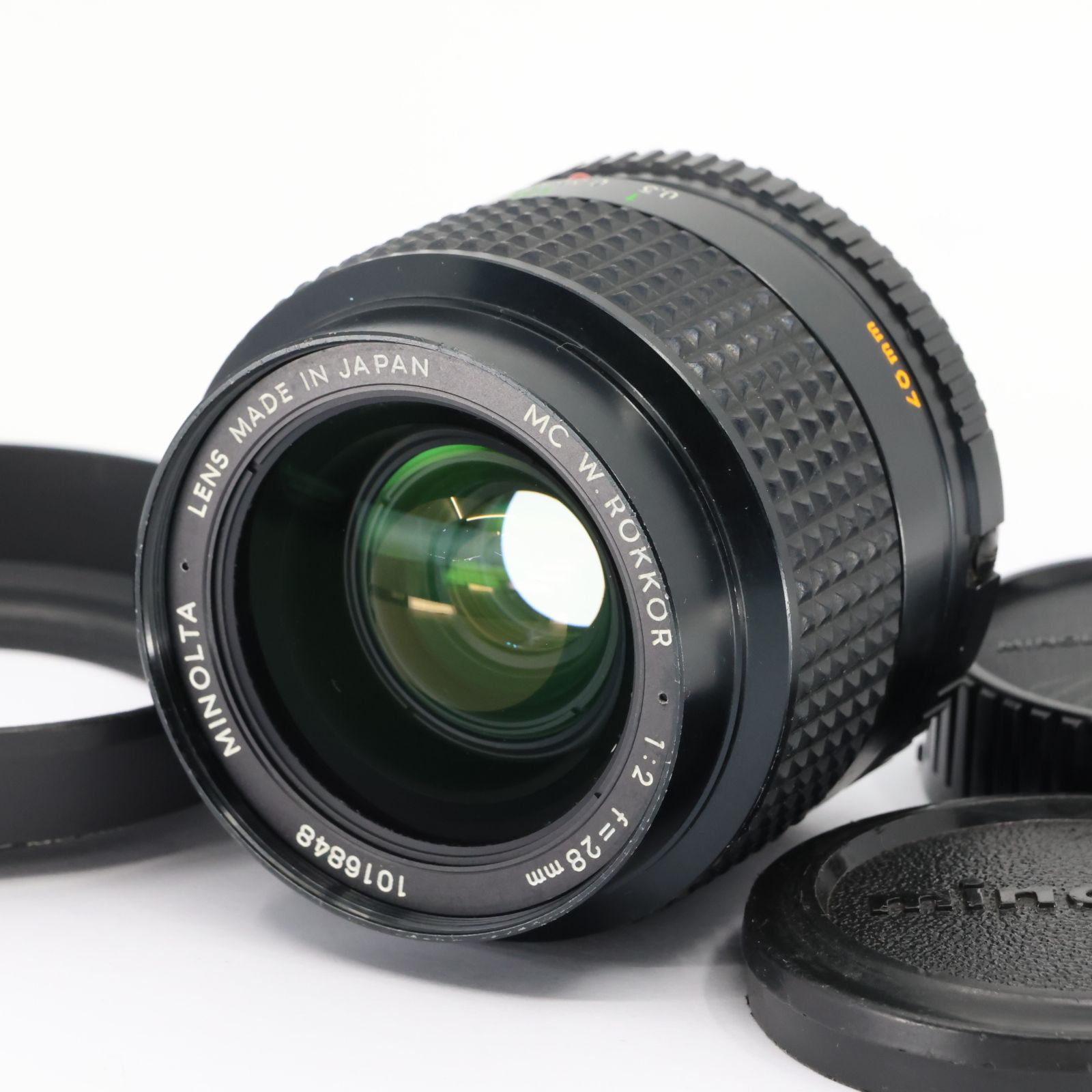 Minolta MC W.ROKKOR 28mm F2 ミノルタ 単焦点レンズ 希少 並品 完動 保証付｜A009